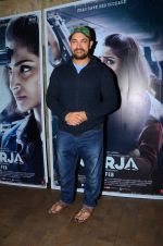 Aamir Khan at Neerja Screening in Mumbai on 15th Feb 2016